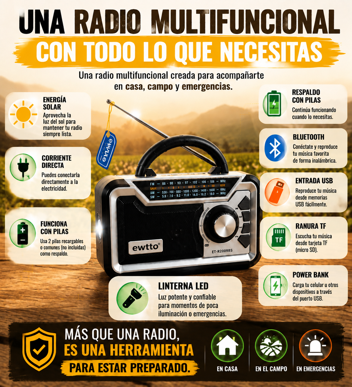 RADIO EWTTO ET-2009BS